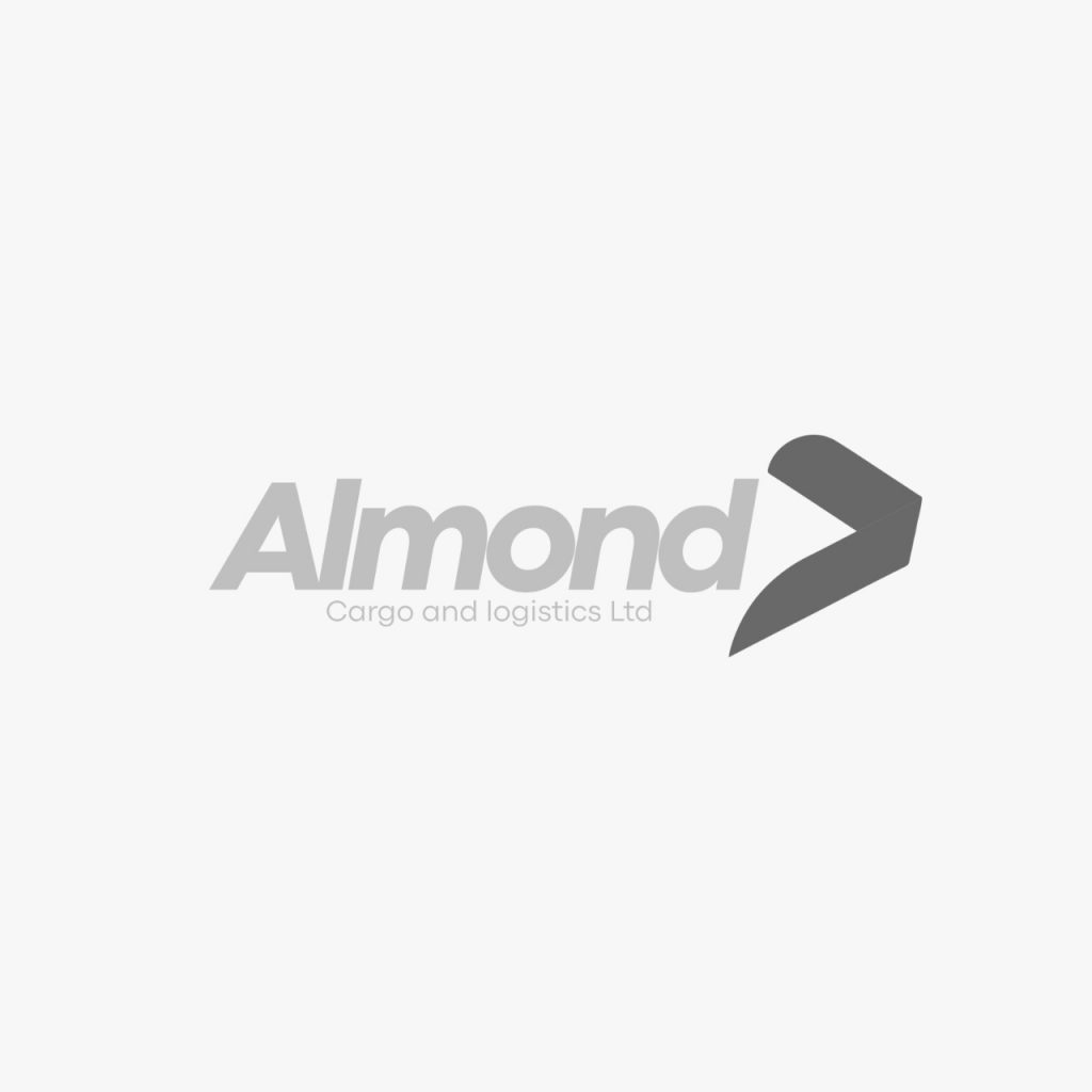 almond ash with black logo